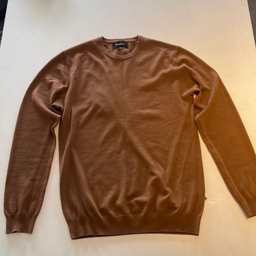 Mantinique brown wool sweater